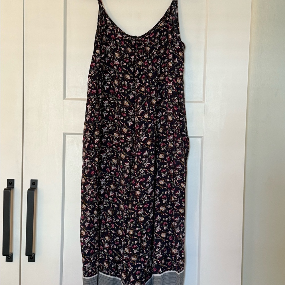 Floral Sleeveless Jumpsuit
